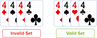 Rummy Invalid Sets